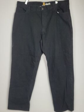 Carharrt Relaxed Fit Black Jeans Size 40 × 32